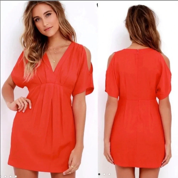 LuLus Game changer coral red dress - Picture 9 of 9